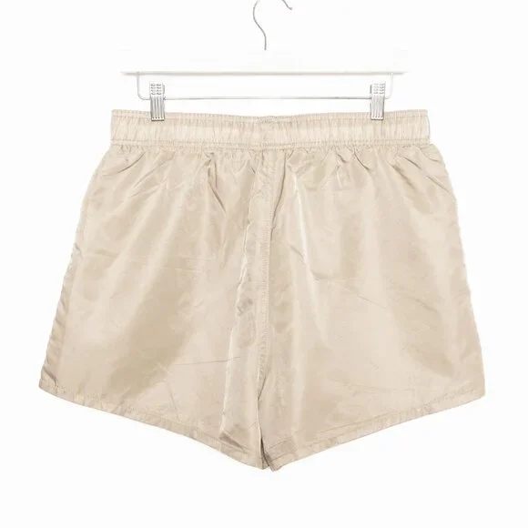Fear of God Essentials Light Brown Oak Taslan Nylon Shorts - Mens M - Picture 3 of 16